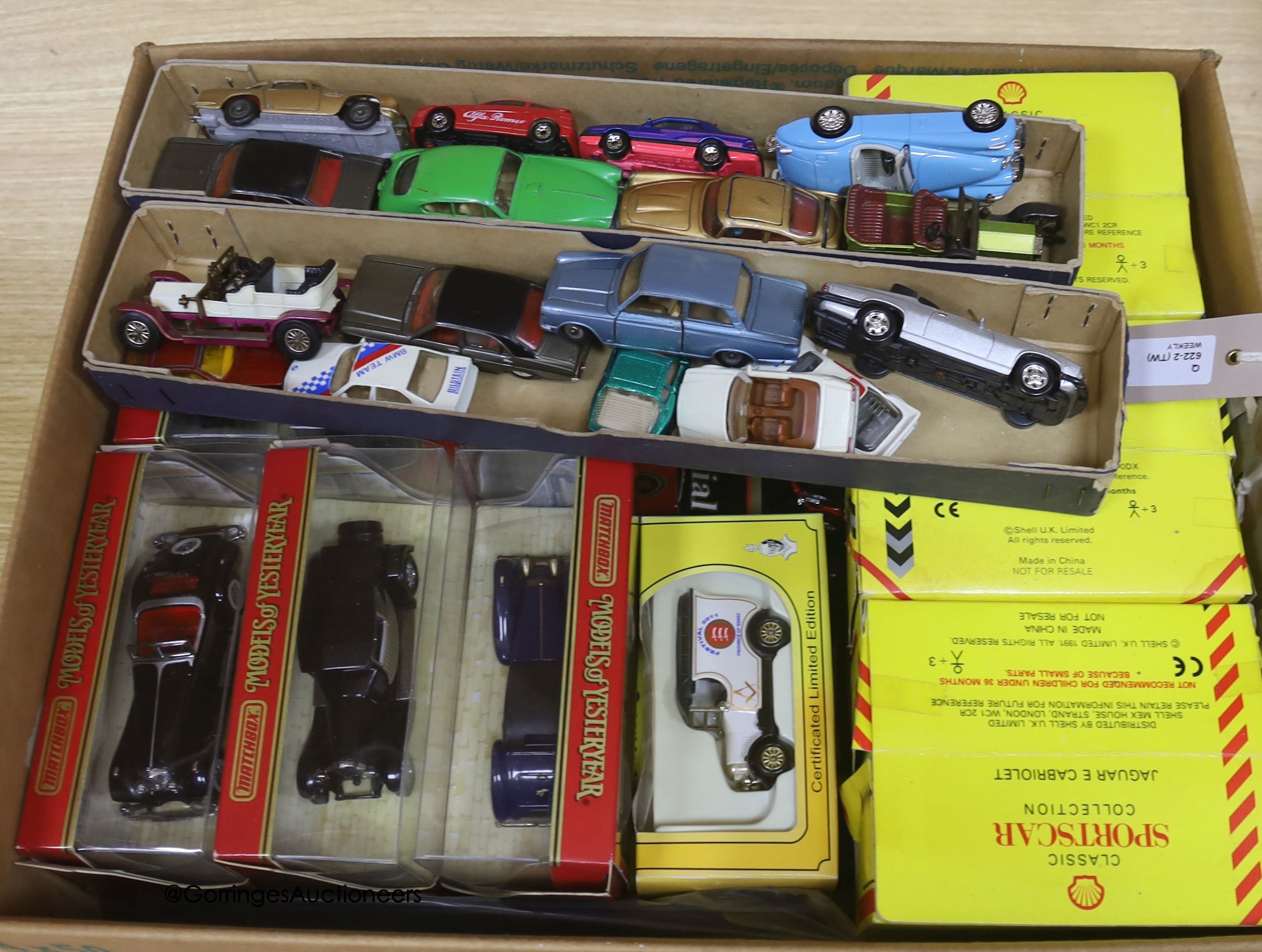 A collection of Corgi, Dinky, Matchbox and other diecast vehicles